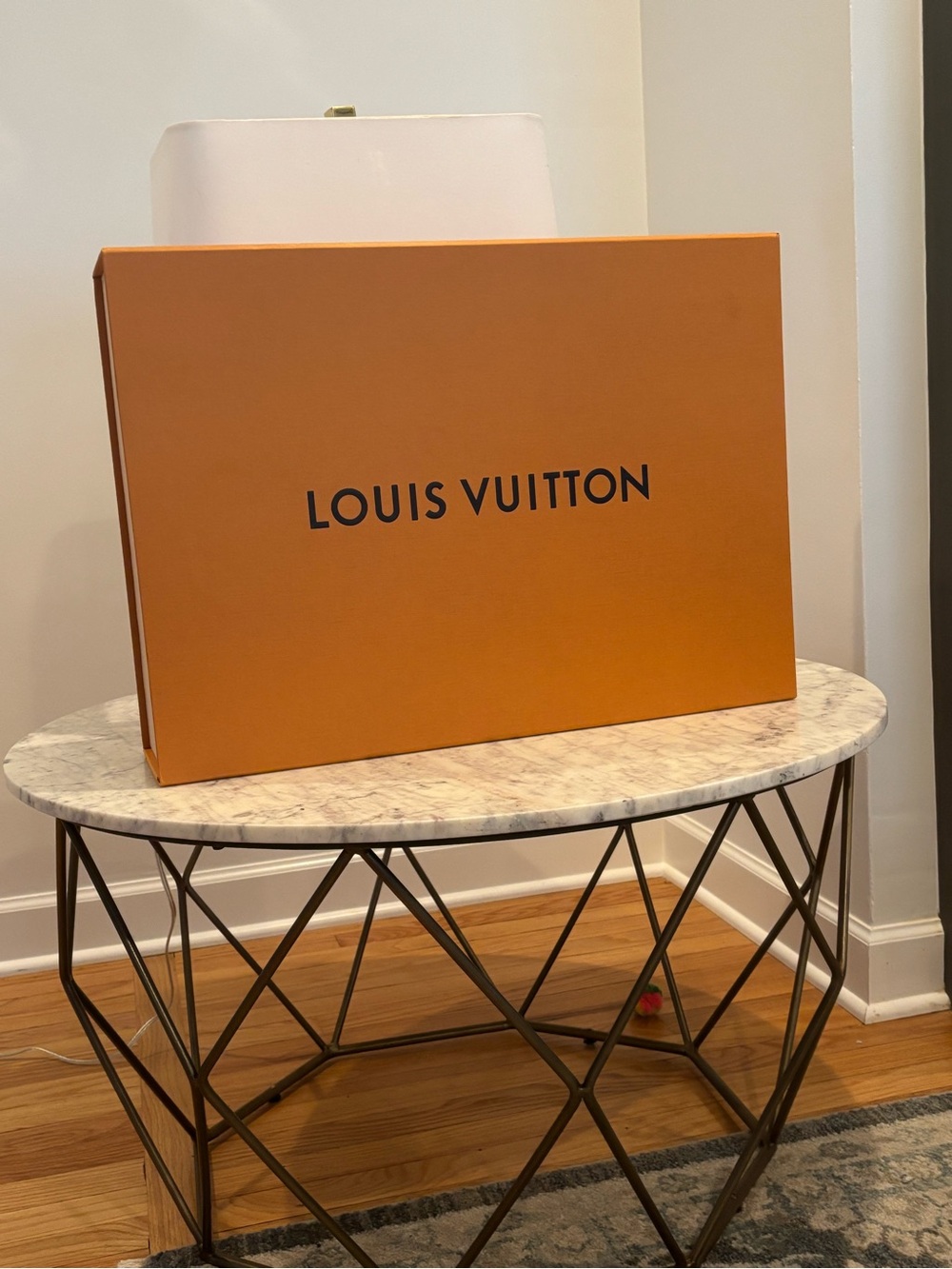 Large Orange Louis Vuitton Magnetic Box (read description)